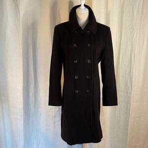 Larry Levine Design Lambswool and Cashmere Coat